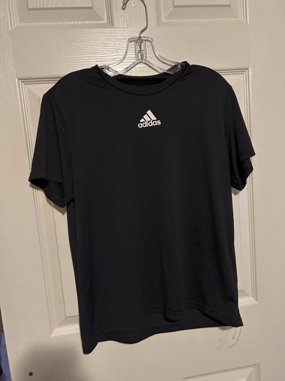 Black Adidas Sports Top T-shirt sz L
